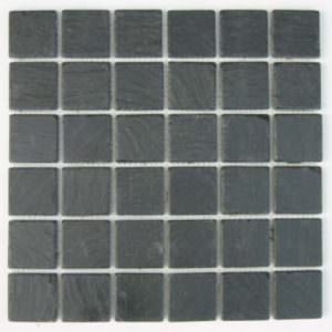 2"x2" Slate Black