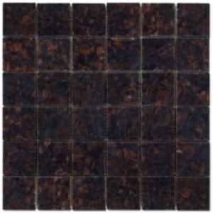 2"x2" Granite Tan Brown