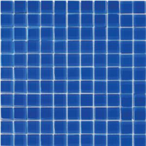 1"x1" Glass Blue