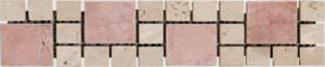 Tuscany Classic & Rouge 3.03"x12" (Travertine)