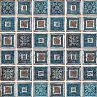 2"X2" Janus Blue Roman Mosaic